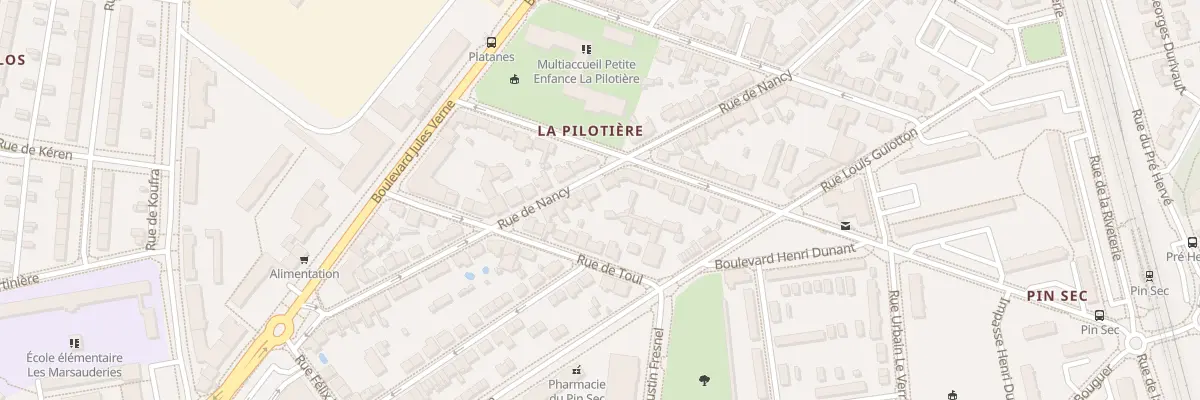 Plan du 40 Rue de Nancy à Nantes