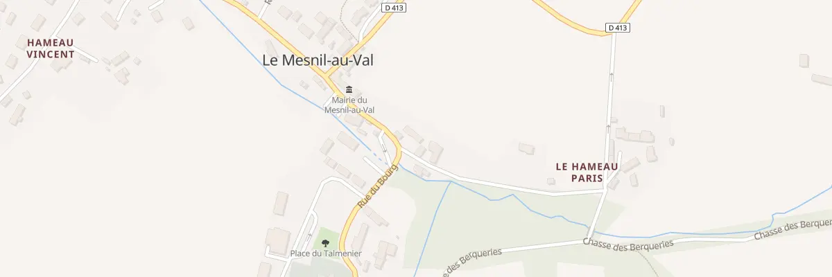 Plan du 111 Rue du Bourg au Mesnil-au-Val