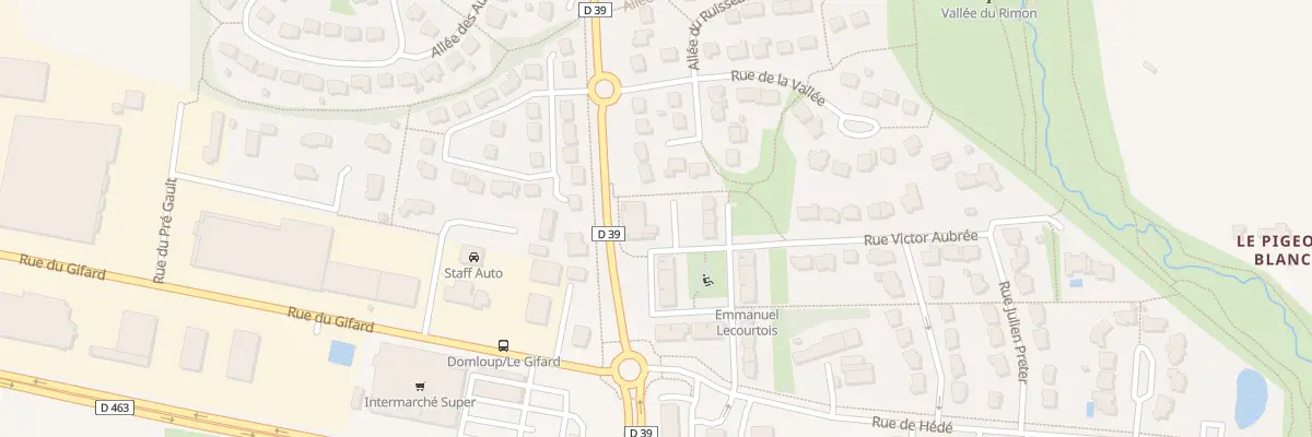 Plan du 22 Rue Victor Aubrée à Domloup