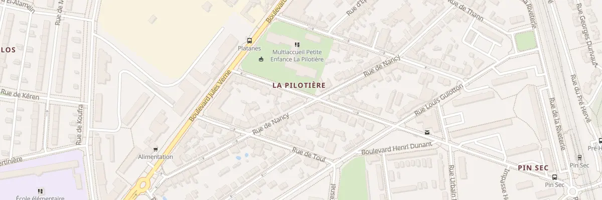 Plan du 27 Rue de Nancy à Nantes
