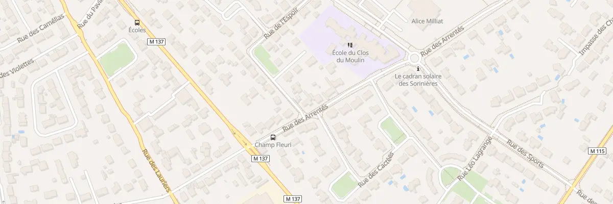 Plan du 17 Rue des Arrentés aux Sorinières