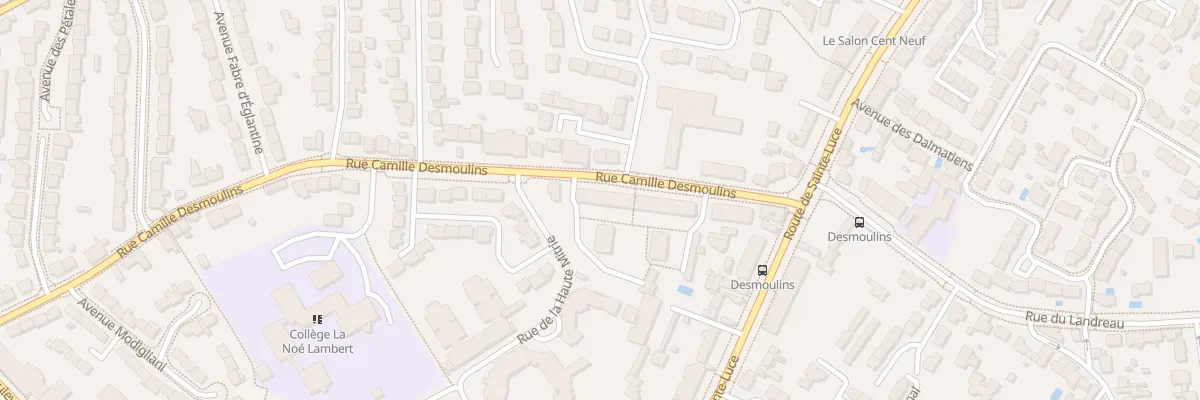 Plan du 88A Rue Camille Desmoulins à Nantes
