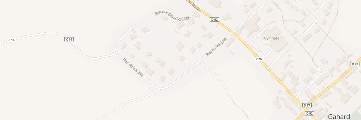 Plan du 11 Rue du Val Joie à Gahard