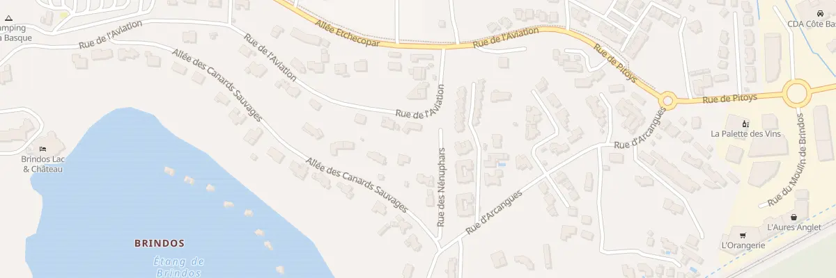 Plan du 34 Rue de l’ Aviation à Anglet