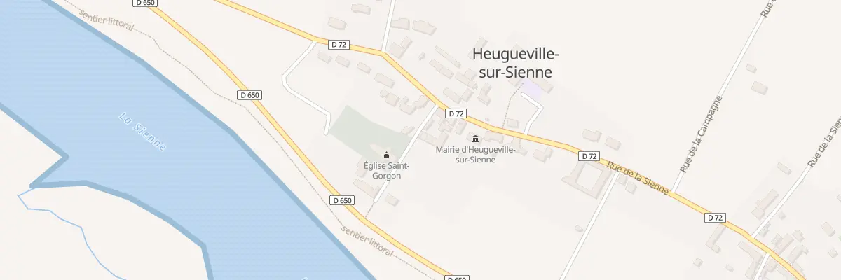 Plan du 22 Rue de la Sienne à Heugueville-sur-Sienne