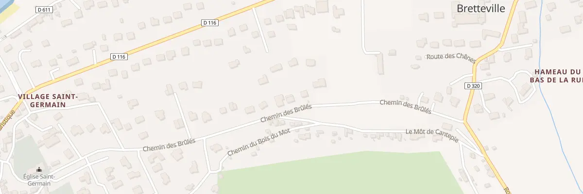 Plan du 30 Che des Brûlés à Bretteville