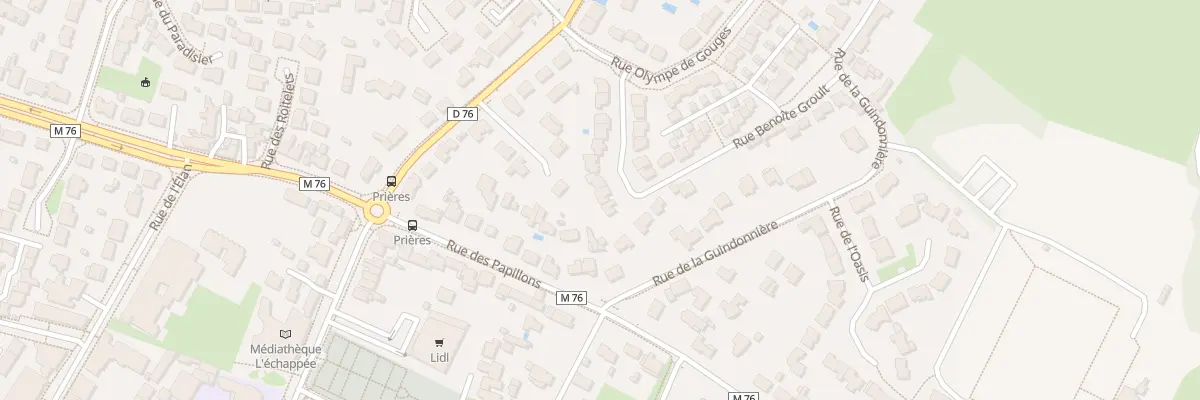 Plan du 18 Rue Benoîte Groult aux Sorinières