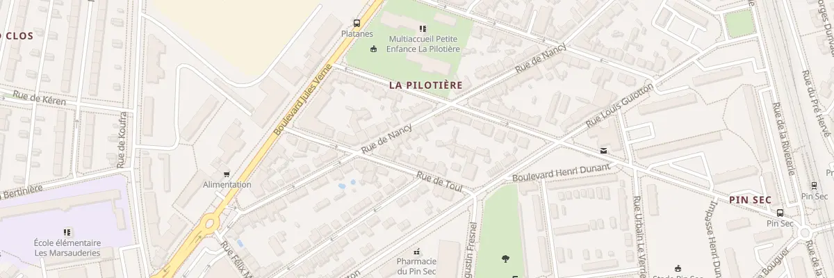 Plan du 36 Rue de Nancy à Nantes