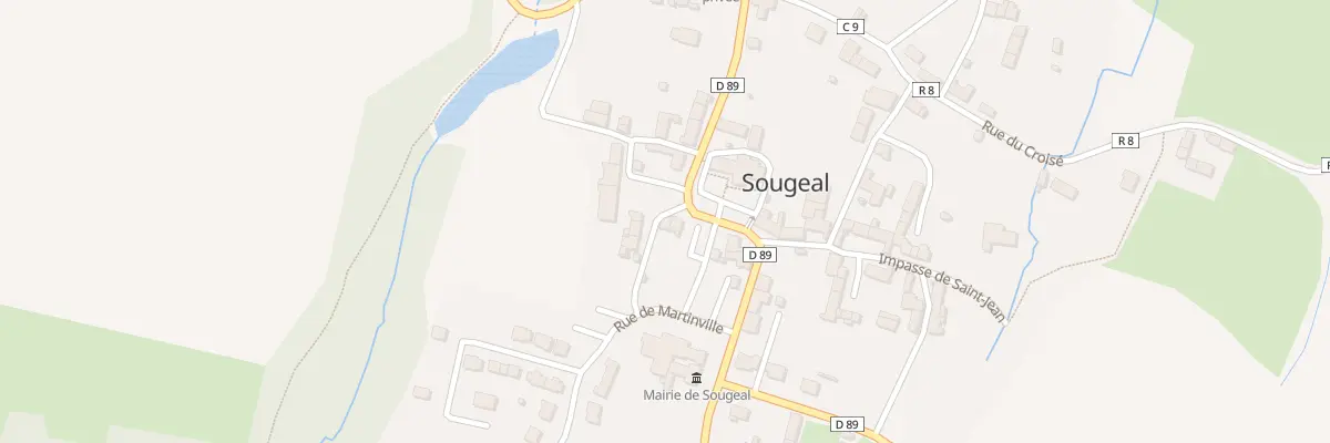 Plan du 1 La Cour Javel à Sougeal
