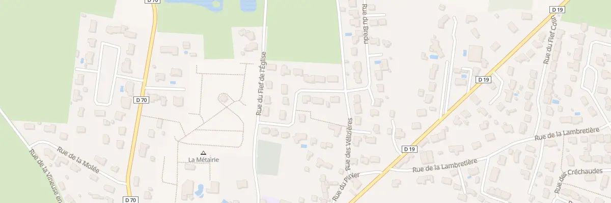 Plan du 12 Rue du Clos du Verger à Saint-Hilaire-la-Forêt