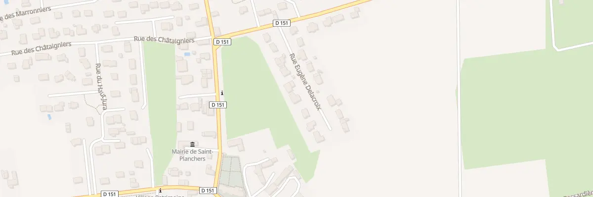 Plan du 112 Rue Eugène Delacroix à Saint-Planchers