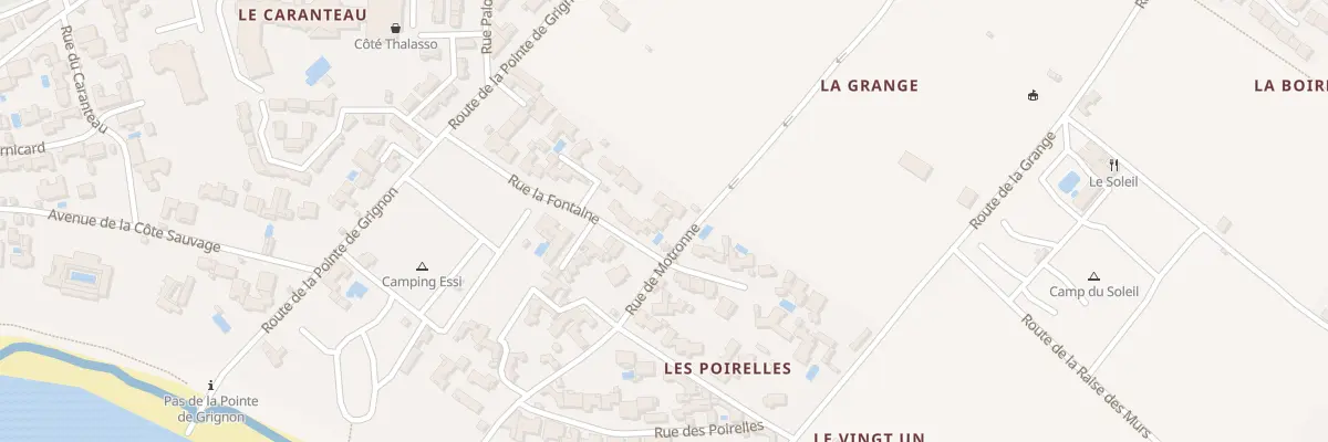 Plan du 4 Che de Motronne à Ars-en-Ré