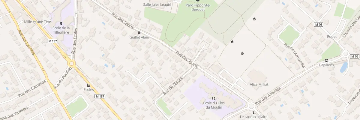 Plan du 54 Rue des Sports aux Sorinières