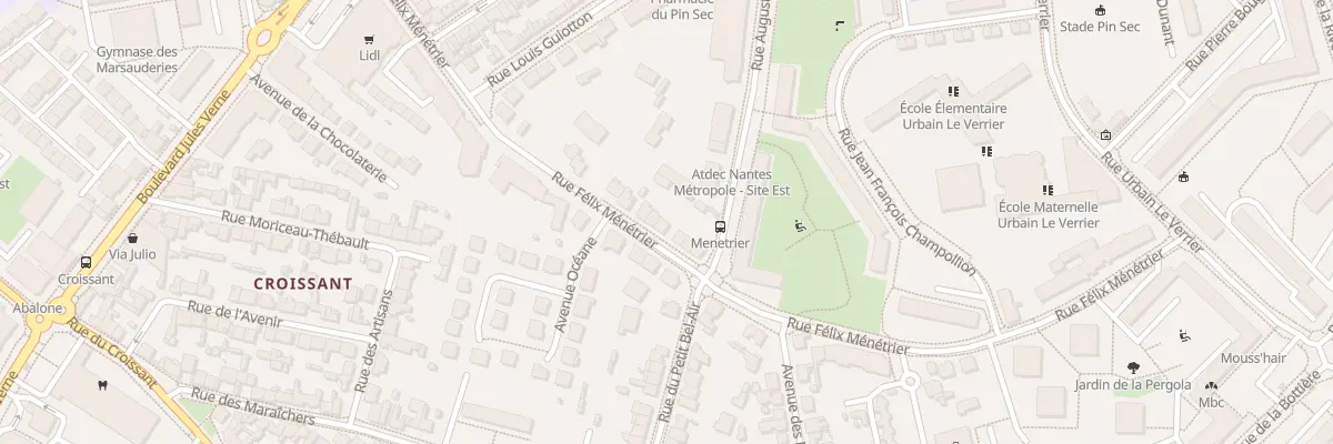 Plan du 41 Rue Félix Ménétrier à Nantes