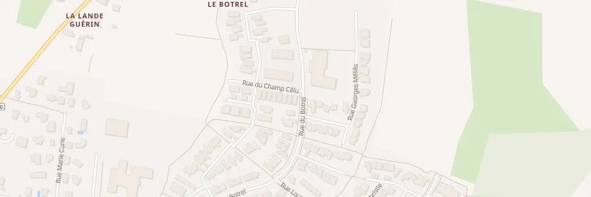 Plan du 2 Rue du Champ Célu à Acigné