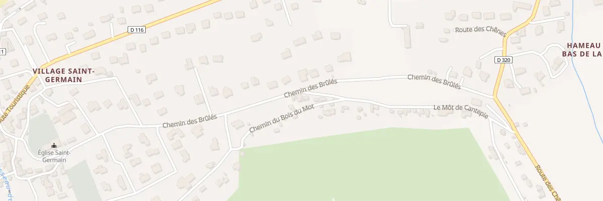Plan du 41 Le Môt de Cantepie à Bretteville