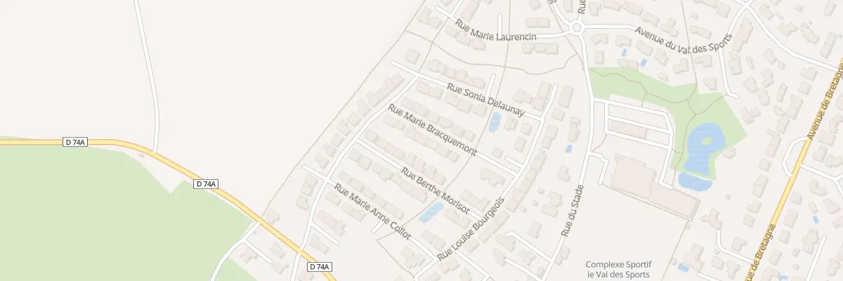Plan du 11 Rue Marie Bracquemont à Saint-Philbert-de-Bouaine