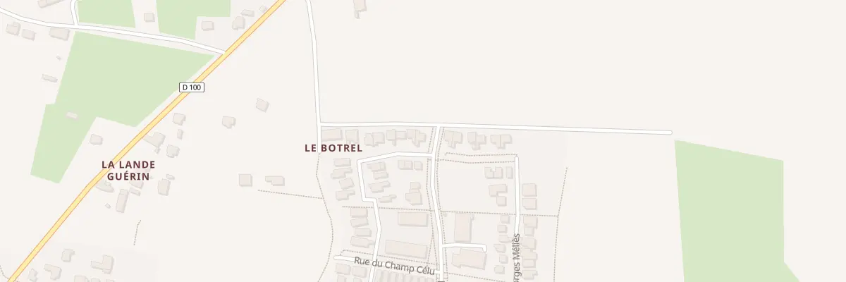 Plan du 1 Rue Alice Guy-Blaché à Acigné