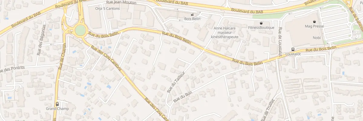 Plan du 15 Rue du Tailleur à Anglet