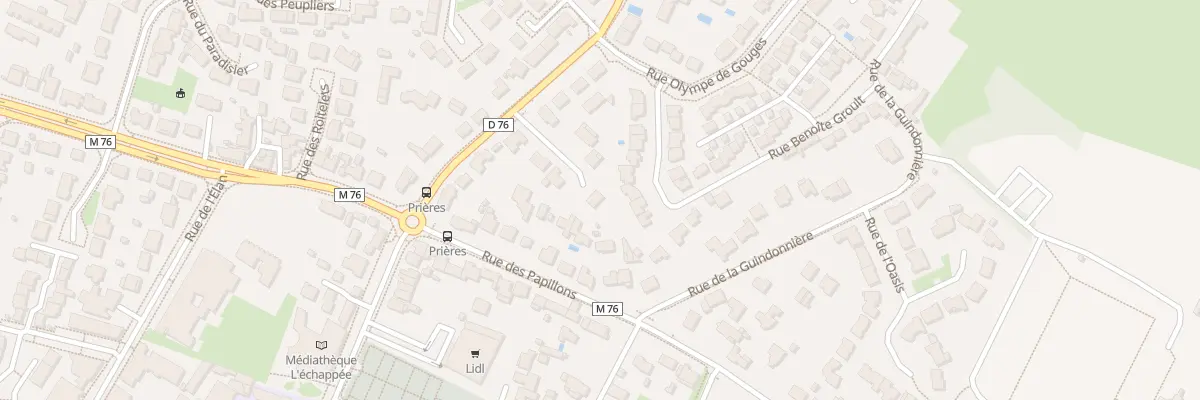 Plan du 8 Rue des Mésanges aux Sorinières