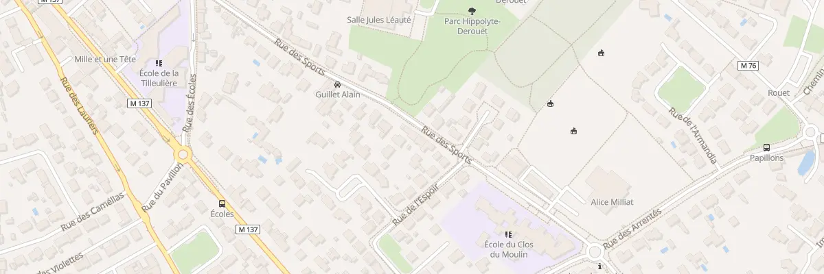Plan du 50 Rue des Sports aux Sorinières