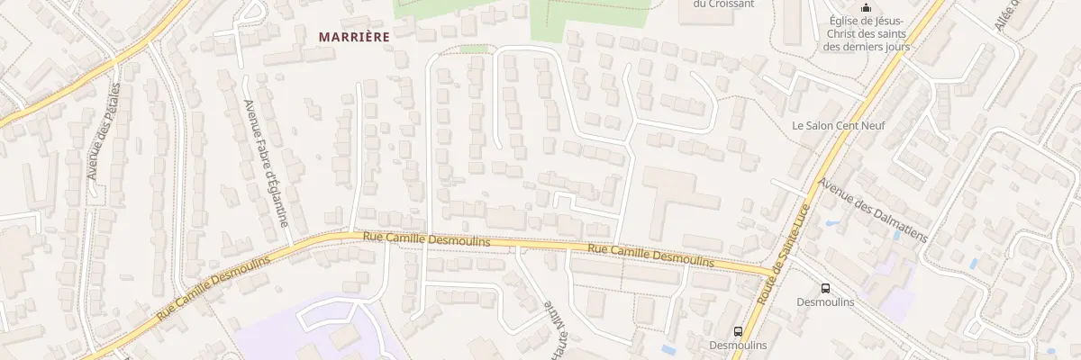 Plan du 10 Av des Pampres à Nantes