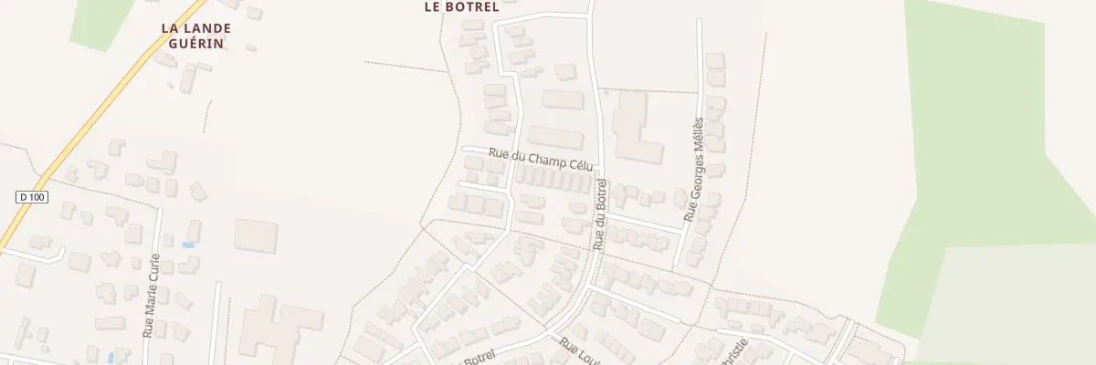 Plan du 10 Rue du Champ Célu à Acigné