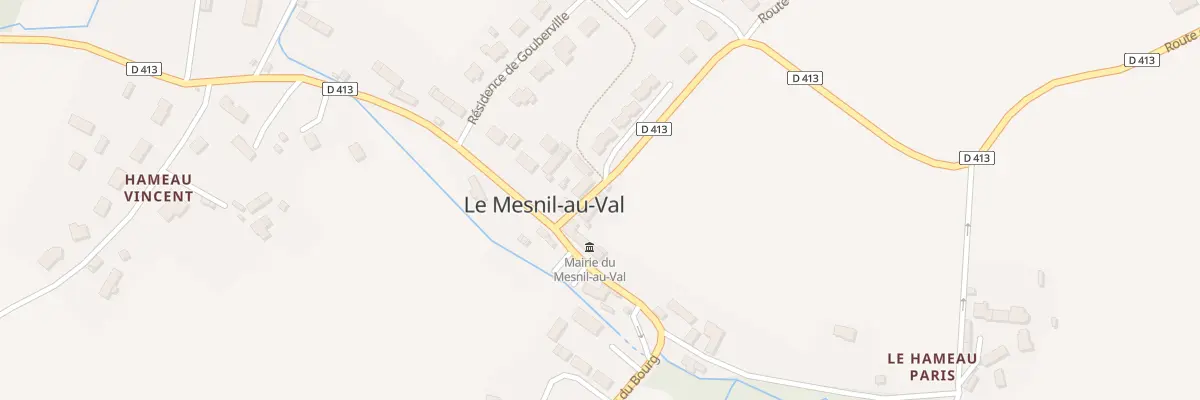 Plan du 4 Rte de la Source au Mesnil-au-Val