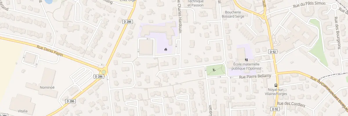 Plan du 20 Rue Charles Hardouin à Noyal-sur-Vilaine