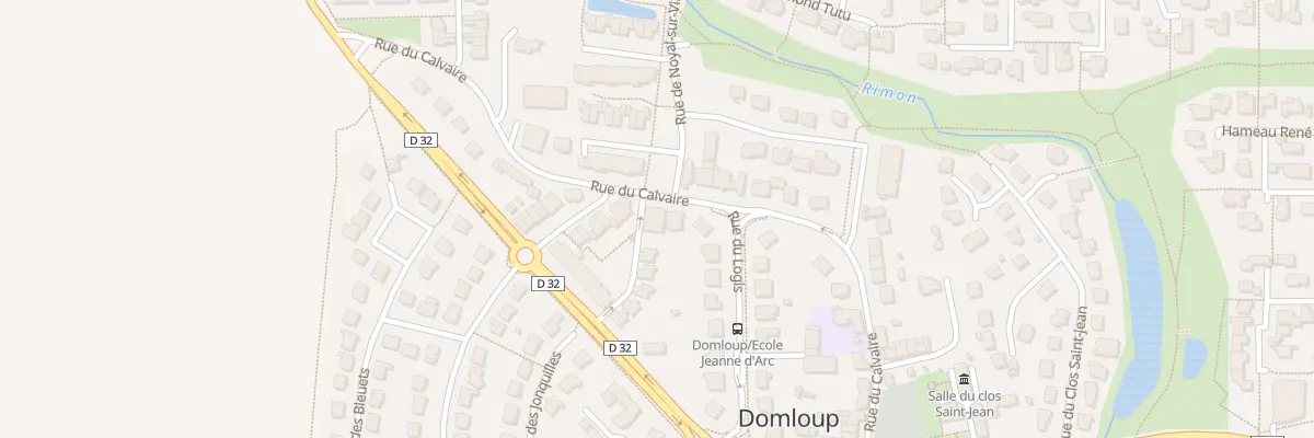 Plan du 1 All de la Forge à Domloup