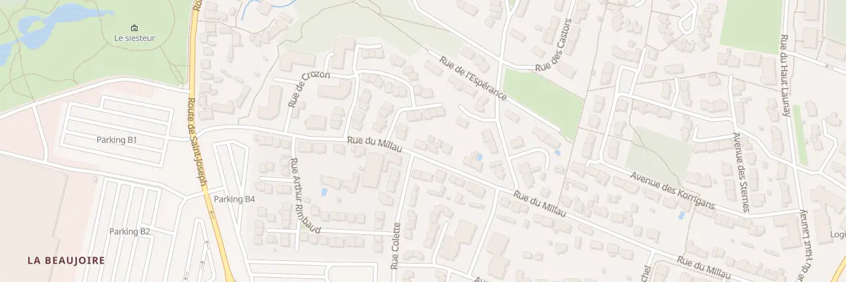 Plan du 56 Rue du Millau à Nantes