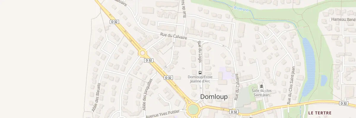 Plan du 5 All de la Forge à Domloup
