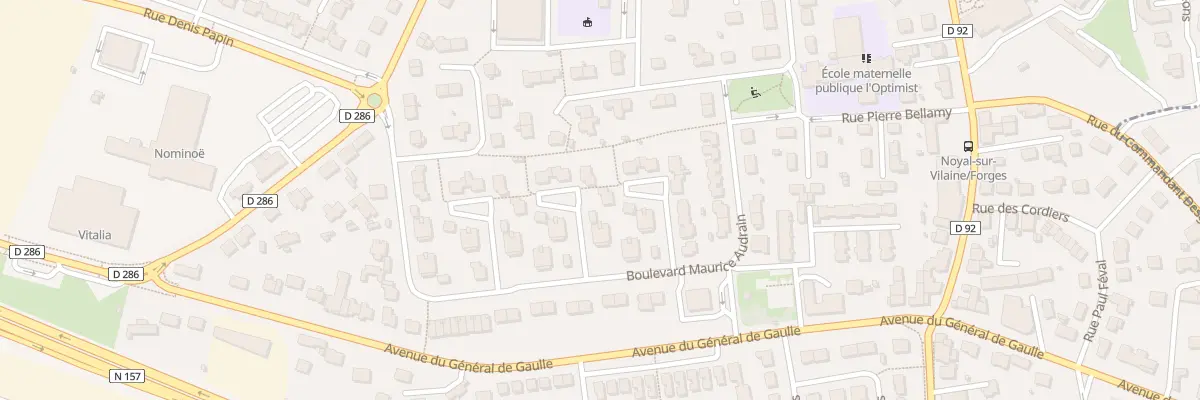 Plan du 26 Bd Maurice Audrain à Noyal-sur-Vilaine