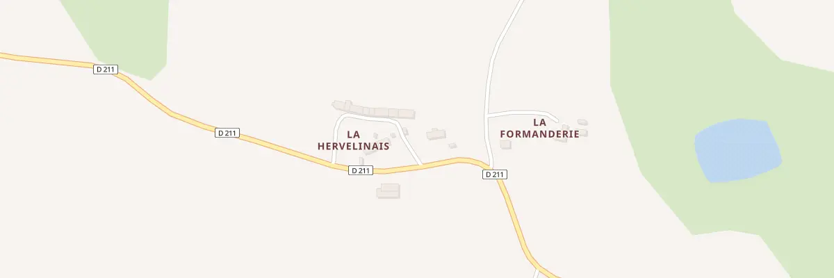 Plan du 5108 La Hervelinais à Rimou
