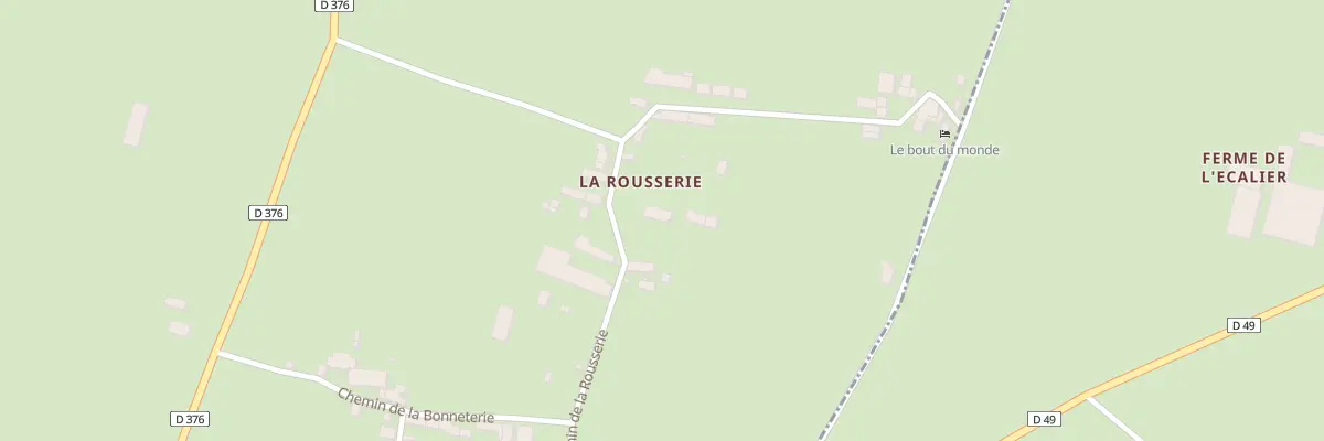 Plan du 6 Che de la Rousserie à Regnéville-sur-Mer