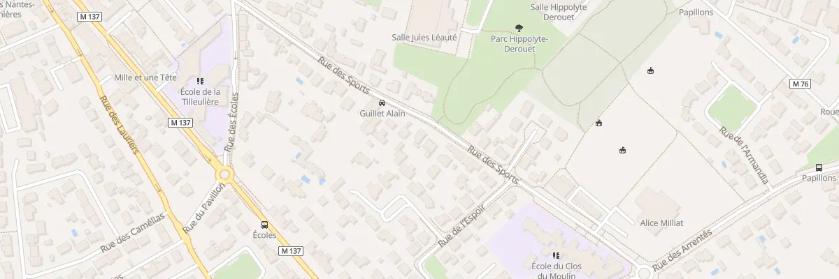Plan du 44 Rue des Sports aux Sorinières