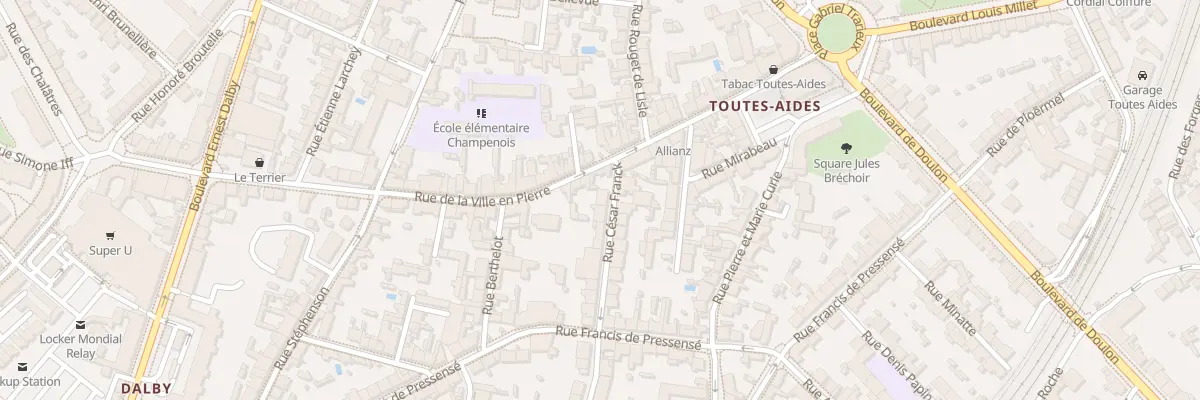Plan du 6 Imp César Franck à Nantes