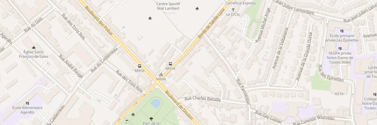 Plan du 12 Rte de Ste-Luce à Nantes