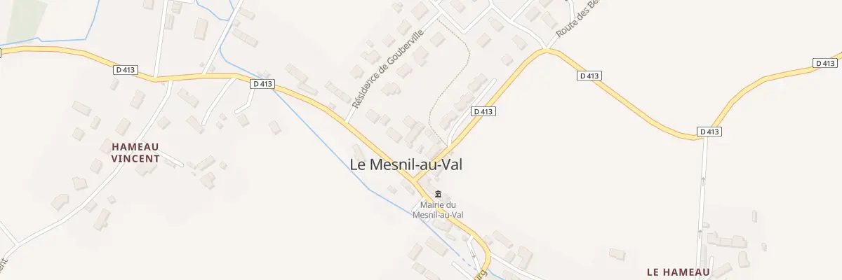 Plan du 95 Rue du Bourg au Mesnil-au-Val