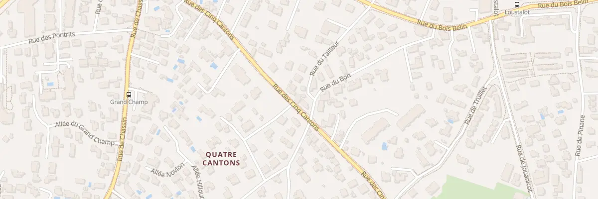 Plan du 74 Rue des Cinq Cantons à Anglet