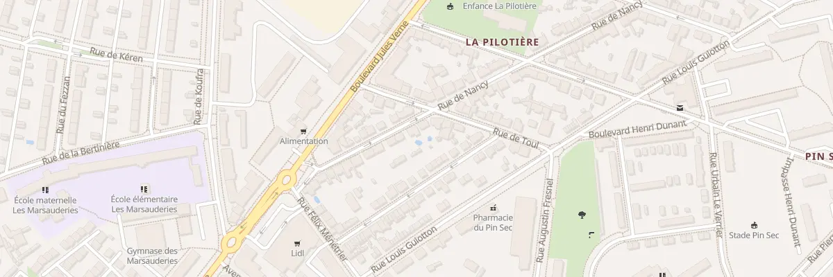 Plan du 24 Rue de Nancy à Nantes