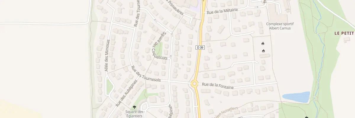 Plan du 8 Rue des Coquelicots à Domloup