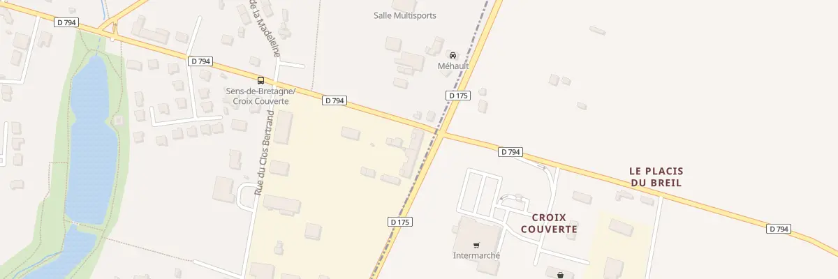 Plan du 5162 La Croix Couverte à Sens-de-Bretagne