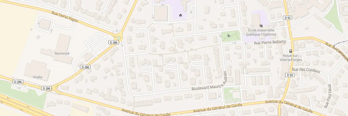 Plan du 42 Bd Maurice Audrain à Noyal-sur-Vilaine