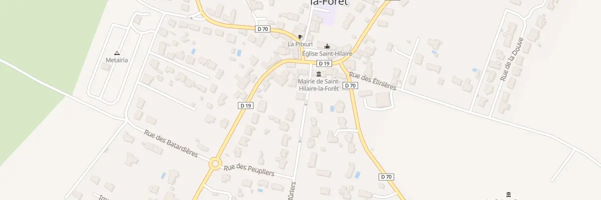 Plan du 1B Rue des Mûriers à Saint-Hilaire-la-Forêt