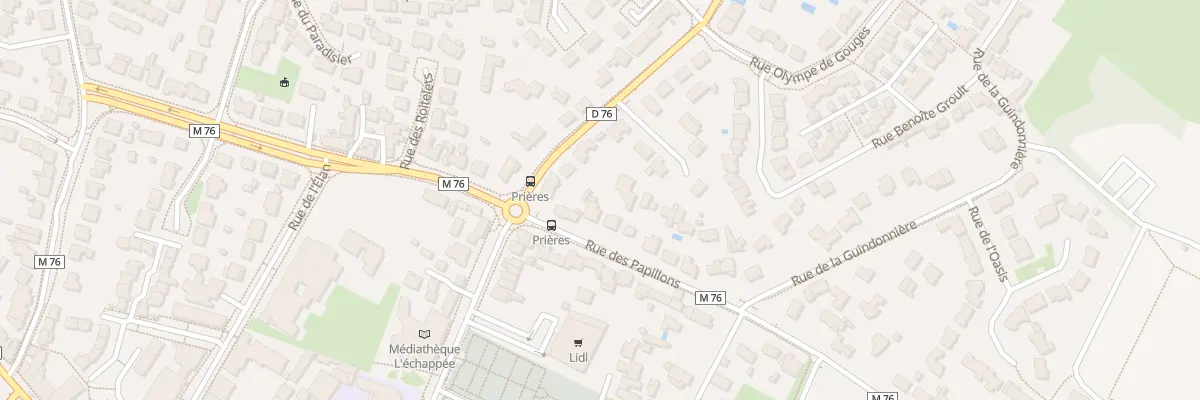 Plan du 3 Rue des Papillons aux Sorinières