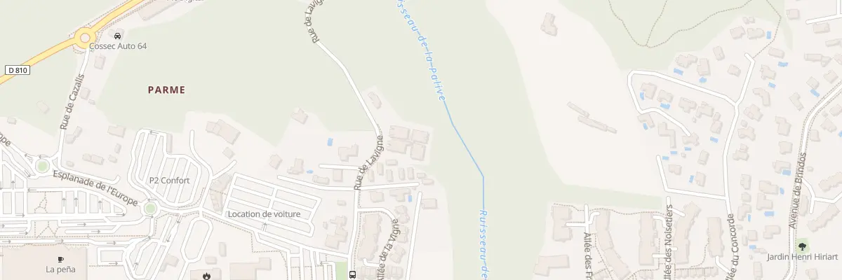 Plan du 5 Rue de Lavigne à Anglet