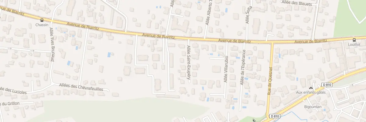 Plan du 4 All Saint-Exupéry à Anglet