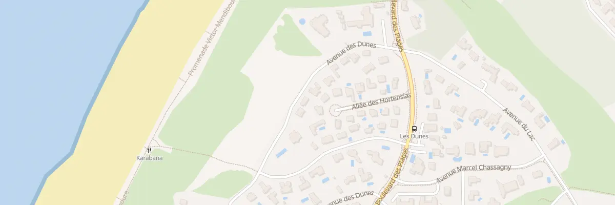 Plan du 17 Av des Dunes à Anglet