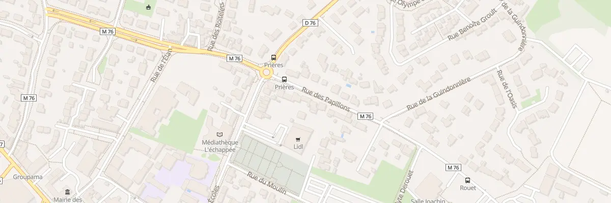 Plan du 6 Rue des Papillons aux Sorinières